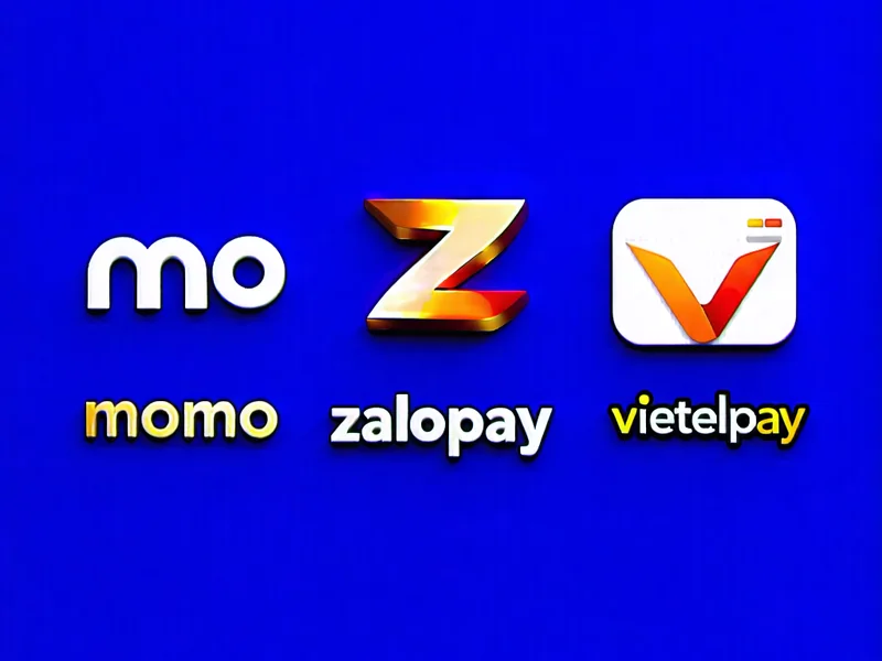 Hình ảnh logo các ví điện tử phổ biến tại Việt Nam được pg88 hỗ trợ
