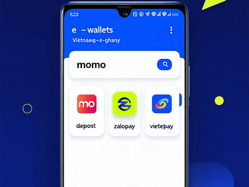 Biểu tượng các ví điện tử phổ biến tại Việt Nam tích hợp với PG88