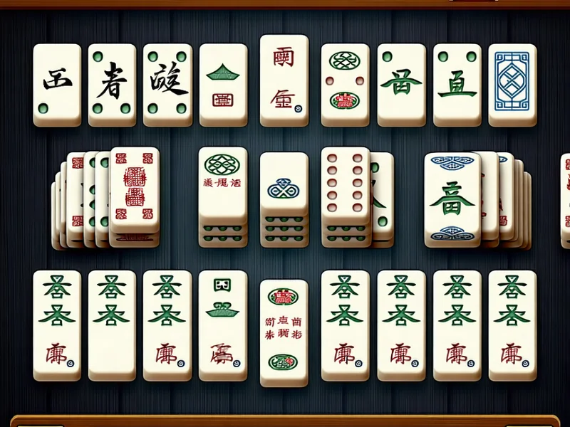 Hình ảnh game Mạt Chược tại PG88 với các quân bài truyền thống