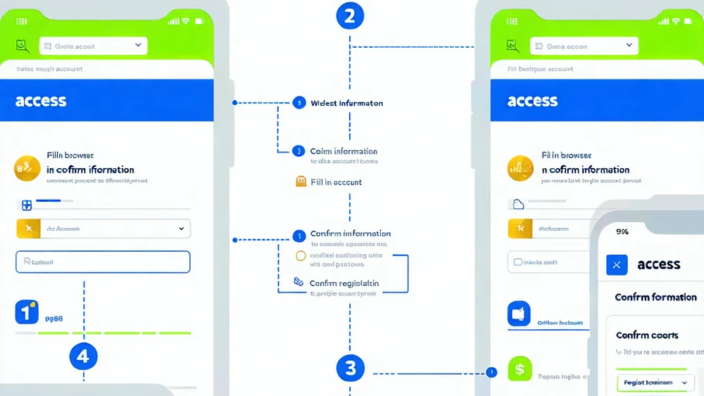 Hình ảnh các bước đăng ký tài khoản PG88 đơn giản và nhanh chóng